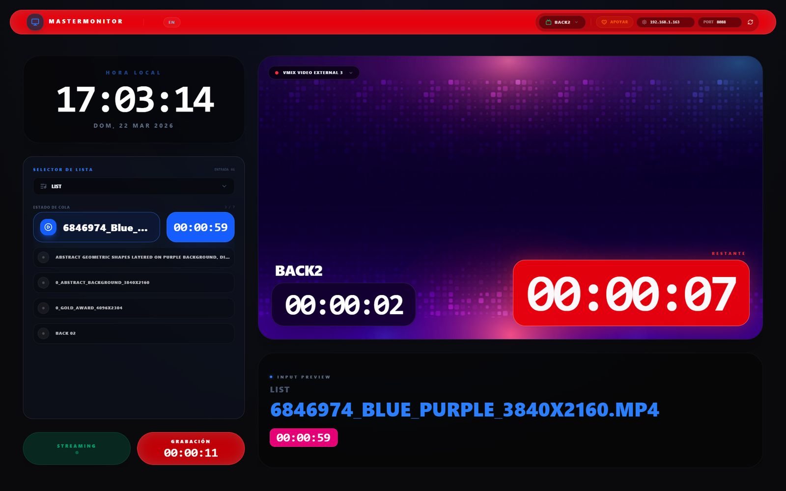 MasterMonitor Screenshot
